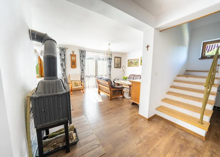 Dom Klaczno Z Kominkiem W Okolicy Lasow I Jeziora